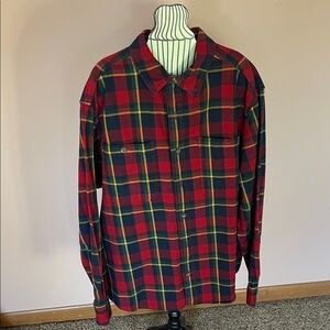 Plaid men’s flannel shirt